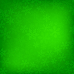 Wall Mural - Abstract green christmas background