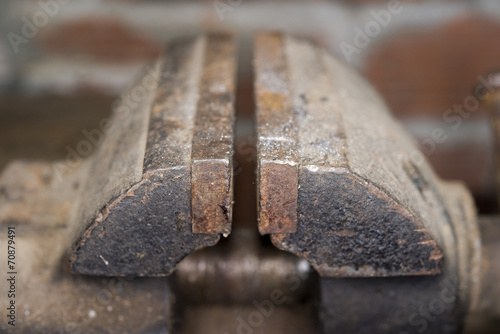 Old Bench Vise Buy This Stock Photo And Explore Similar Images