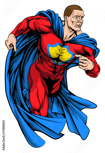 Strong superhero
