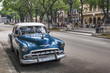 © Roberto Lusso - Classic american old blue car in Old Havana, Cuba