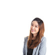 © Mckyartstudio - Portrait of happy young business woman isolated