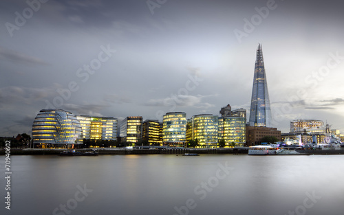 Naklejka na drzwi City of London Skyline