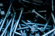 pile of silver construction nails