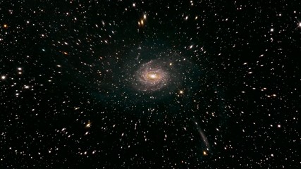 Wall Mural - Distant galaxy in the night sky
