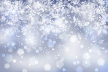 Wall Mural - abstract snowflake christmas background