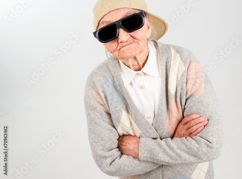 cool grandma stands for her right Stock Photo | Adobe Stock