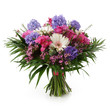 Hyacinth and gerber bouquet