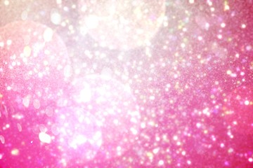 Aufkleber - Shimmering light design on pink