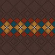 Seamless knitted pattern. Vector background