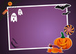 Halloween picture and text frame