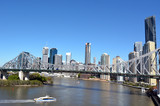 Fototapeta Londyn - Brisbane Skyline -Queensland Australia