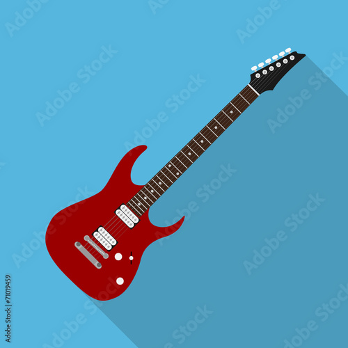 Naklejka samoprzylepna Gitara