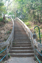 Stairs Up The Hill, To PHRA THAT PHUPEK ,Sakon Nakhon, Thailand