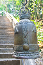 Thailand Temple Bells At PHRA THAT PHUPEK ,Sakon Nakhon,