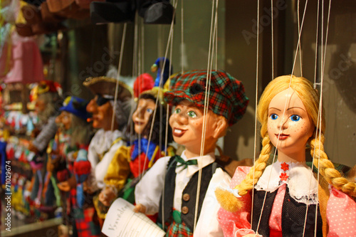 Traditional puppets - the young lady