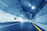 Abstract car in the tunnel trajectory