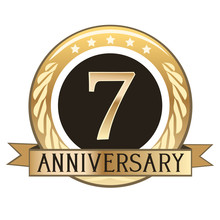 Seven Year Anniversary Badge