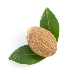 nutmeg on white