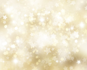 Wall Mural - Golden Christmas background