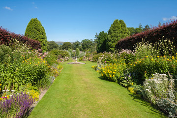 Canvas Print - Beautiful landscaped summer garden