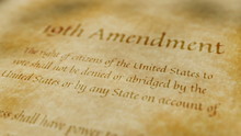 Historic Document 19th Amendment