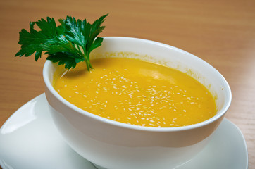 Sticker - bowls of squash soup