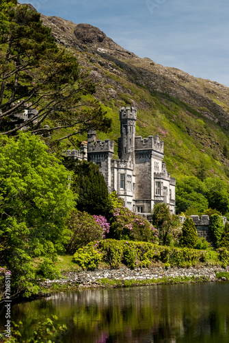 Obraz na płótnie canvas trzyczęściowy "tryptyk" Kylemore opactwo irlandia