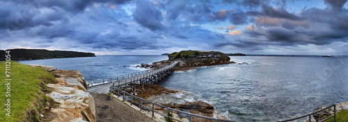 Obraz na płótnie Ocean Bare Sunrise Panorama