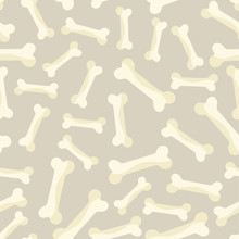 Seamless Pattern Background With Abstract Bone Texture.