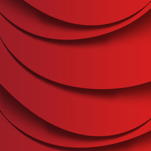 Red Layers Background