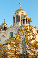 Fototapete - Spas-na-krovi Cathedral Yekaterinburg. Russia