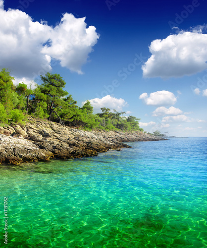 Fotoboard na płycie Thassos, grecja