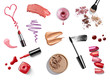 make up beauty lipstick nail polish liquid powder mascara pencil