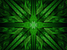 Green Magic Stained-glass