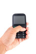 © justyle - mobile phone with keypad on white background