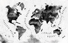 Ink World Map