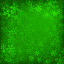 Abstract Green Christmas Background