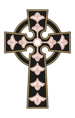 Ornate Christian Cross Vector