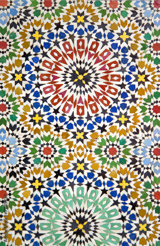 Plakat na papierze fotorealistycznym Arabski ornament