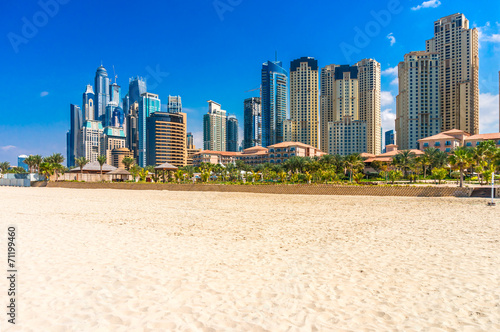 Tapeta ścienna Dubajska marina, Dubaj.