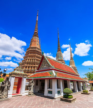 Wat Pho In Bangkok Of Thailand