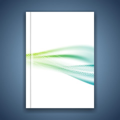 Wall Mural - magazine cover brochure design background
