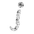 © jianghaistudio - Abstract vector alphabet - j