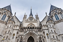 Royal Courts Of Justice At London, England