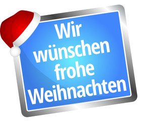 Sticker - Wir wünschen frohe Weihnachten