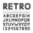 Retro marquee font