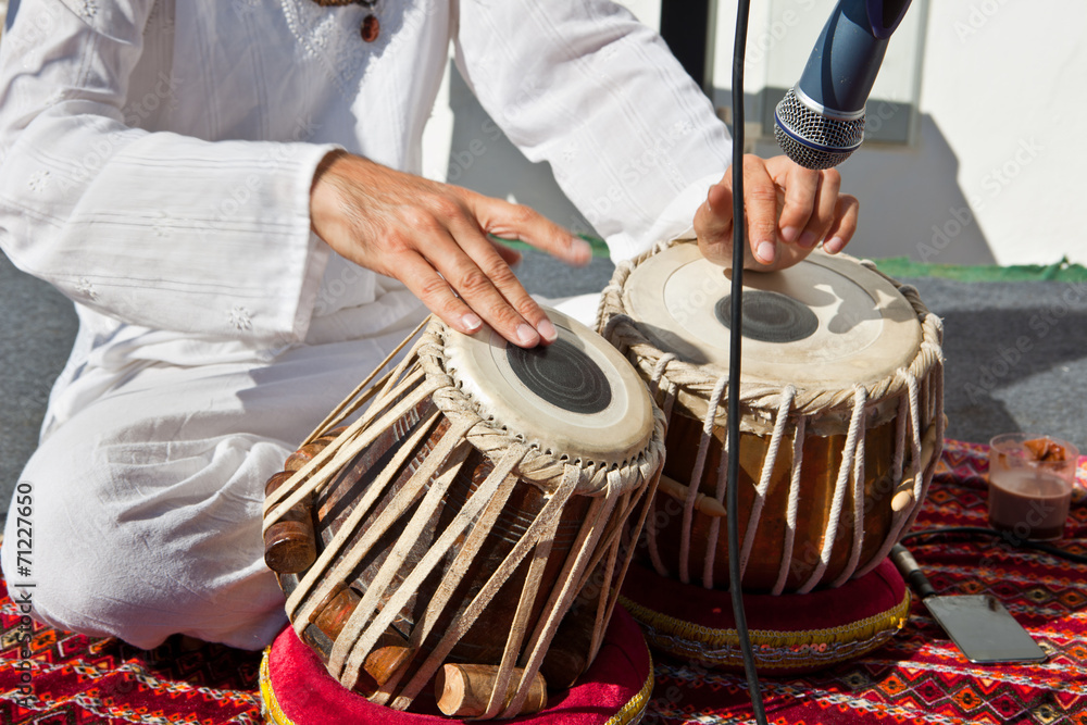 Traditional indian tabla drums Stock Photo | Adobe Stock