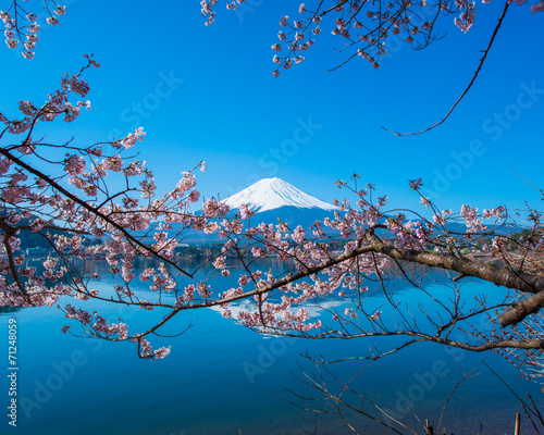 Naklejka samoprzylepna Góra Fuji
