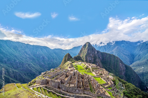Board z aluminiowym obramowaniem Machu Picchu panorama