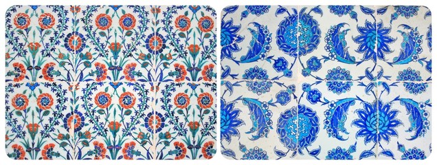 Naklejka na meble Old ,OriginalTurkish Wall Tiles,Collage